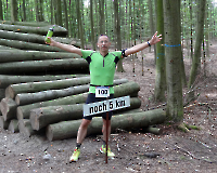 Müritz-Lauf 2014 - 5 km vor dem Ziel im Klinker Wald